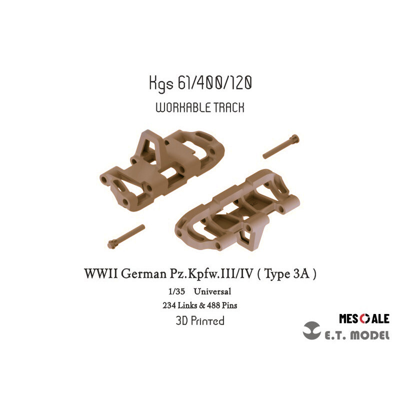 3D Printing App - ET 1/35 P35-020 WWII German Pz.Kpfw.III/IV