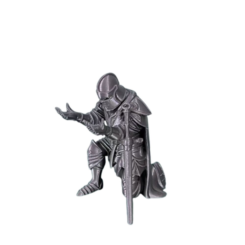 3D Printing Pen - Funny Kneeling Knight Pen Holder Creative