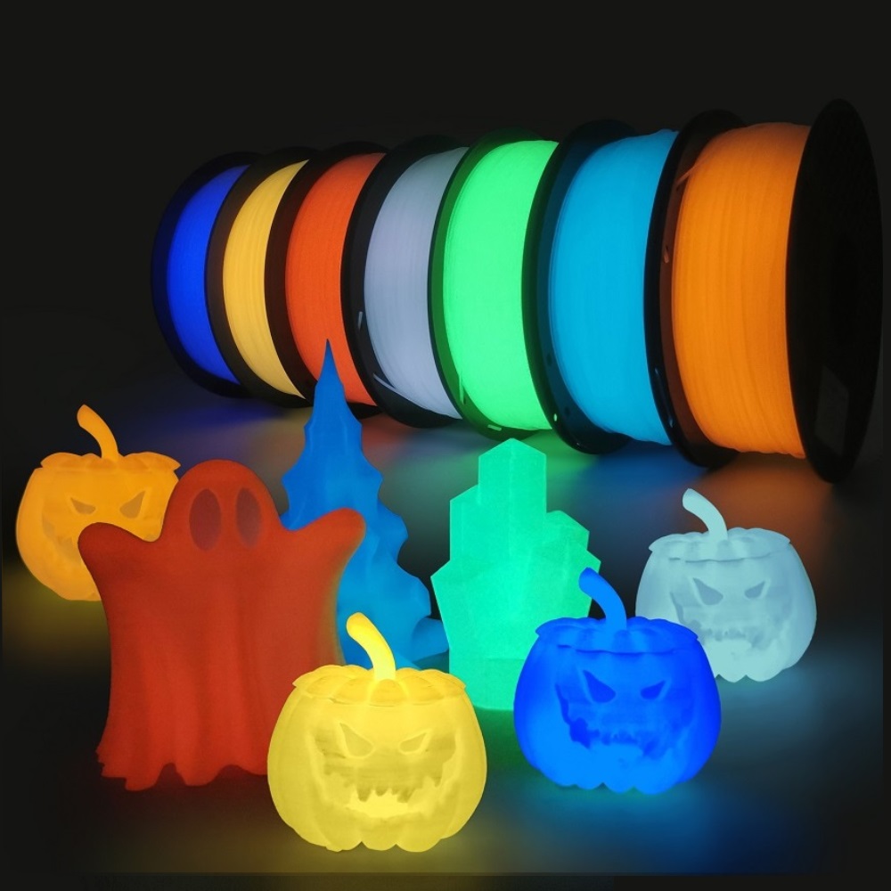 3D Printing Fdm - Glow In The Dark Filament PLA