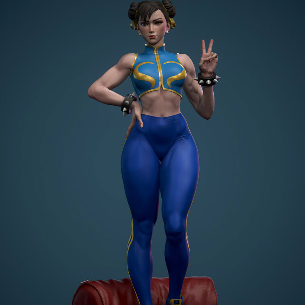 3D Printing App - 75mm --250mm Sexy Girl Resin Model