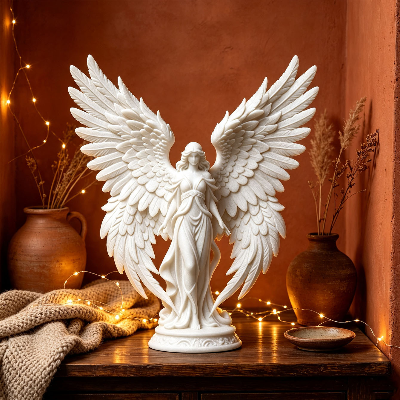 3D Printing App - Light Luxury 3D Printed Angel Goddess
