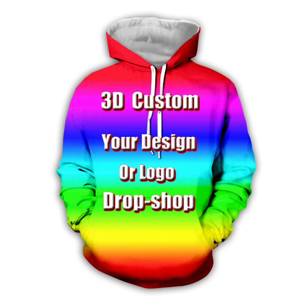 3D Printing Foto - DIY Custom Full printing 3D Hoodies