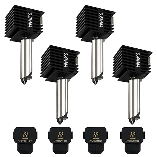 4 Pack A1 Mini/A1 Hotend Print - Nozzle 0.4Mm Hardened 评论和价格