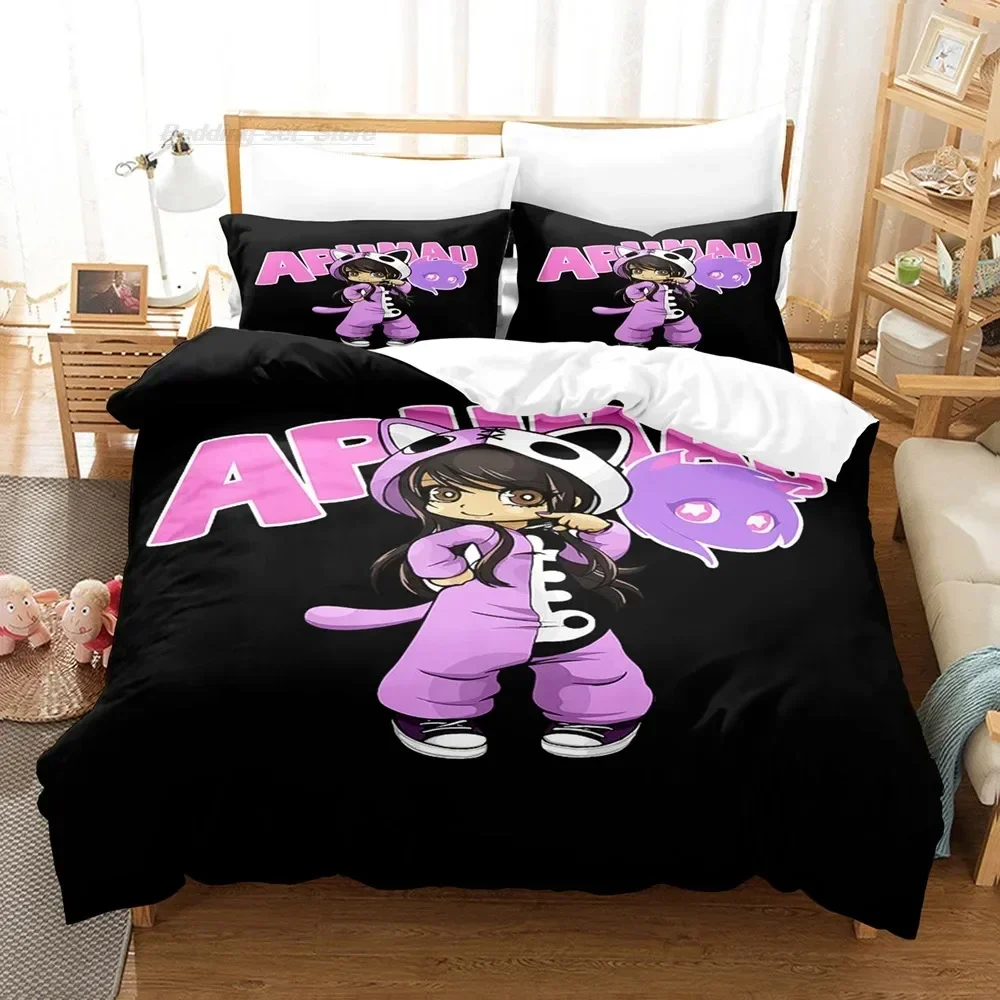 Aphmau bedding set bed sheet s - 3D Printing Aliexpress 评论和价格