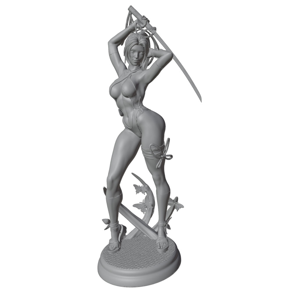 1/24 Female 	Warrior Resin Mod - 3D Printing App 评论和价格