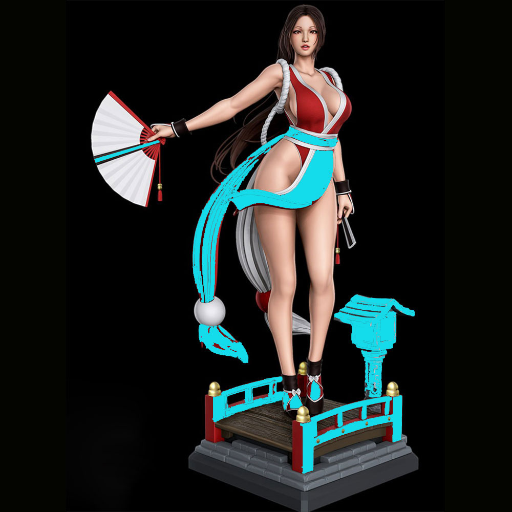 1/24 Sexy Long-Haired Girl Min - 3D Printing App 评论和价格