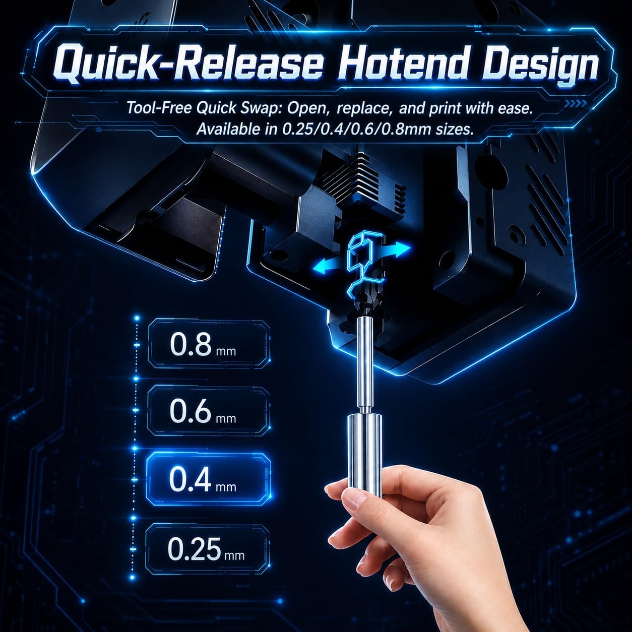 Hardened Steel Nozzles for Any - Nozzle 0.4Mm Hardened 评论和价格
