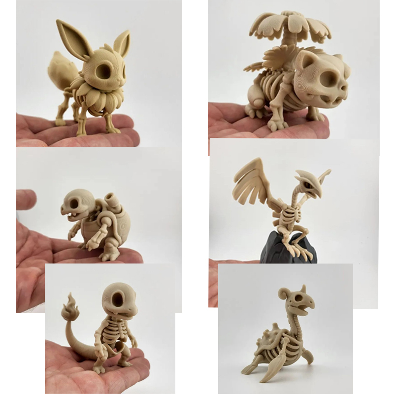 Pokémon Fossil Bone Model Eeve - 3D Printing Material 评论和价格