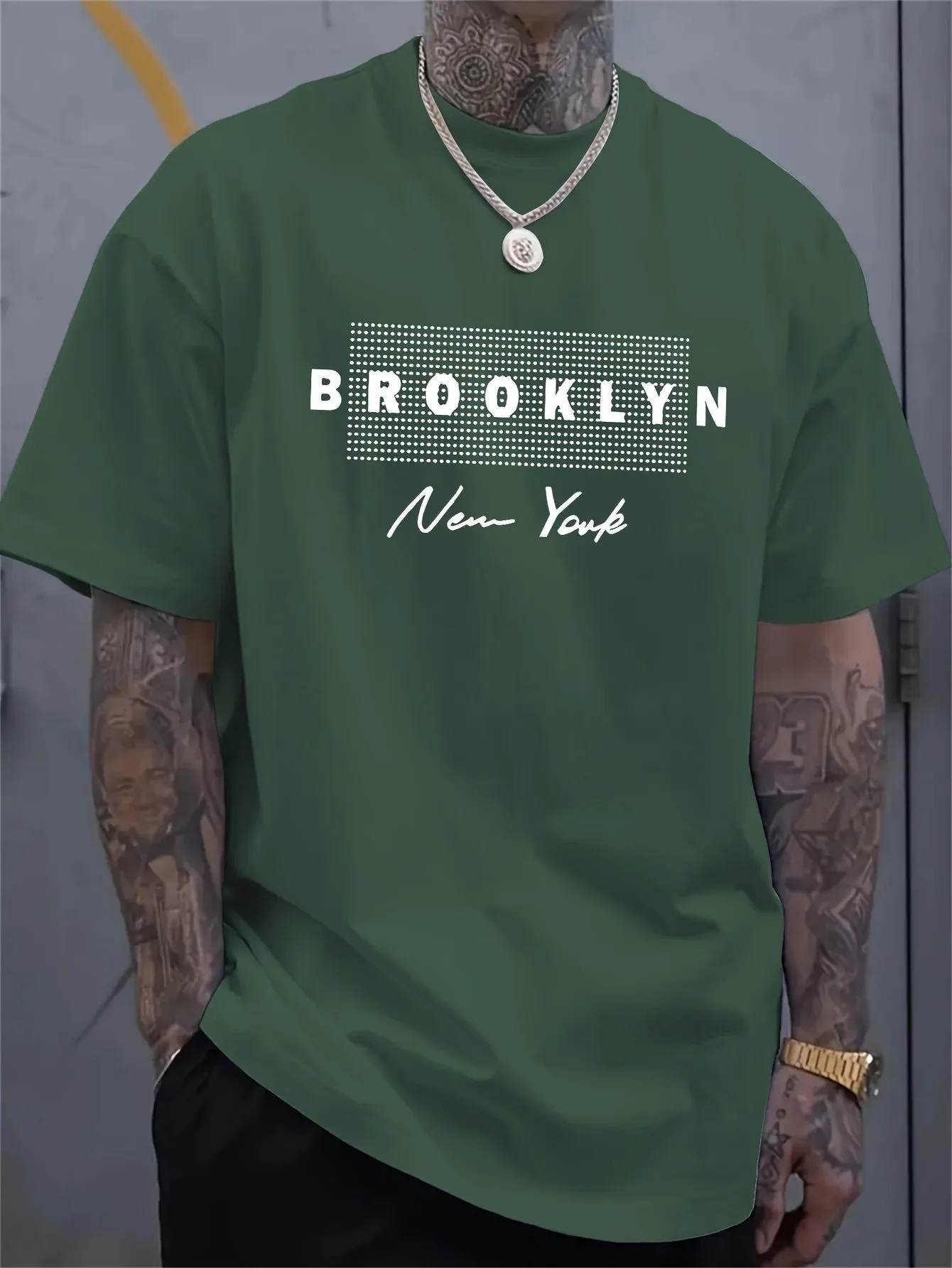 Men's New York Letter Printed  - 3D Printing York 评论和价格