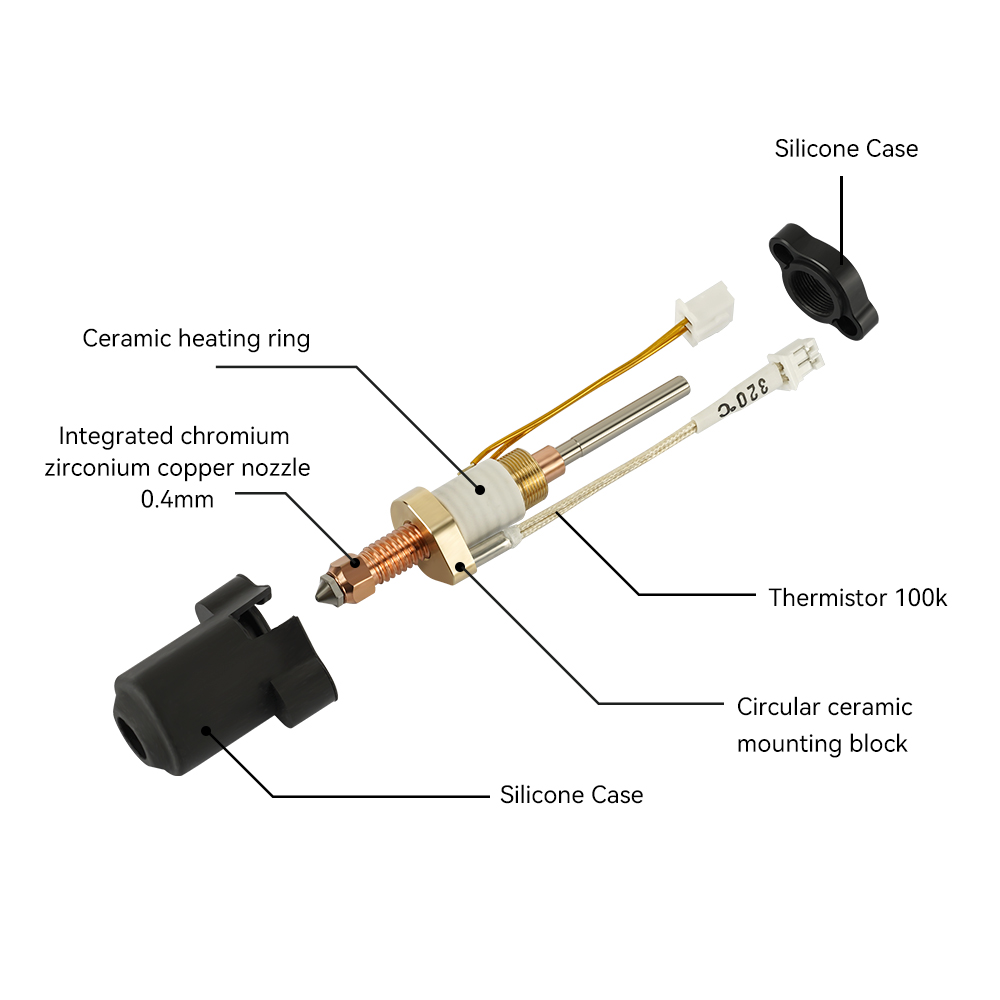 For Creality K1C/K1 Max Hotend - 3D Printing Creality 评论和价格