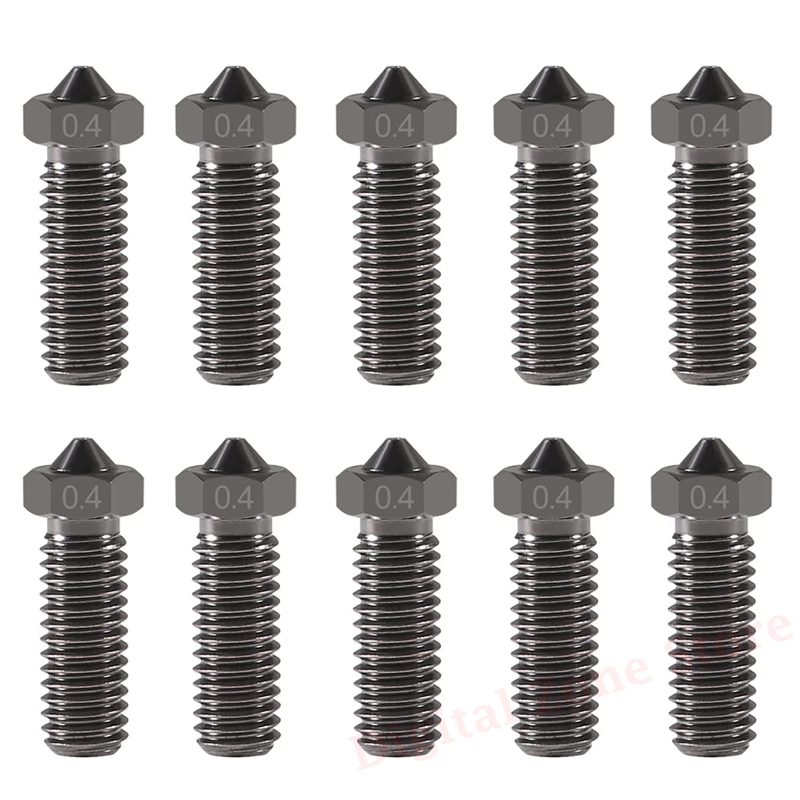 10pcs V6 Hardened Steel Volcan - Nozzle 0.4Mm Hardened 评论和价格