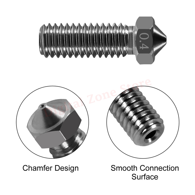 10pcs V6 Hardened Steel Volcan - Nozzle 0.4Mm Hardened 评论和价格