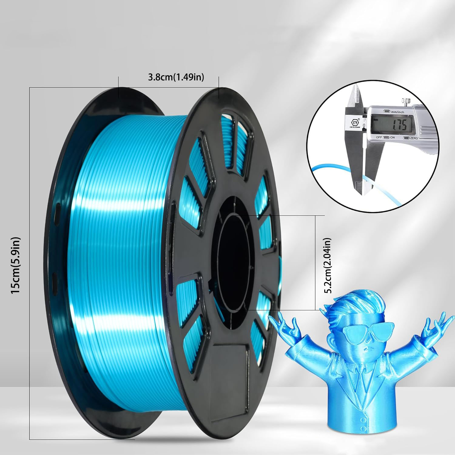 Silk PLA 3D Printer Filament 1 - 3D Printing Fdm 评论和价格