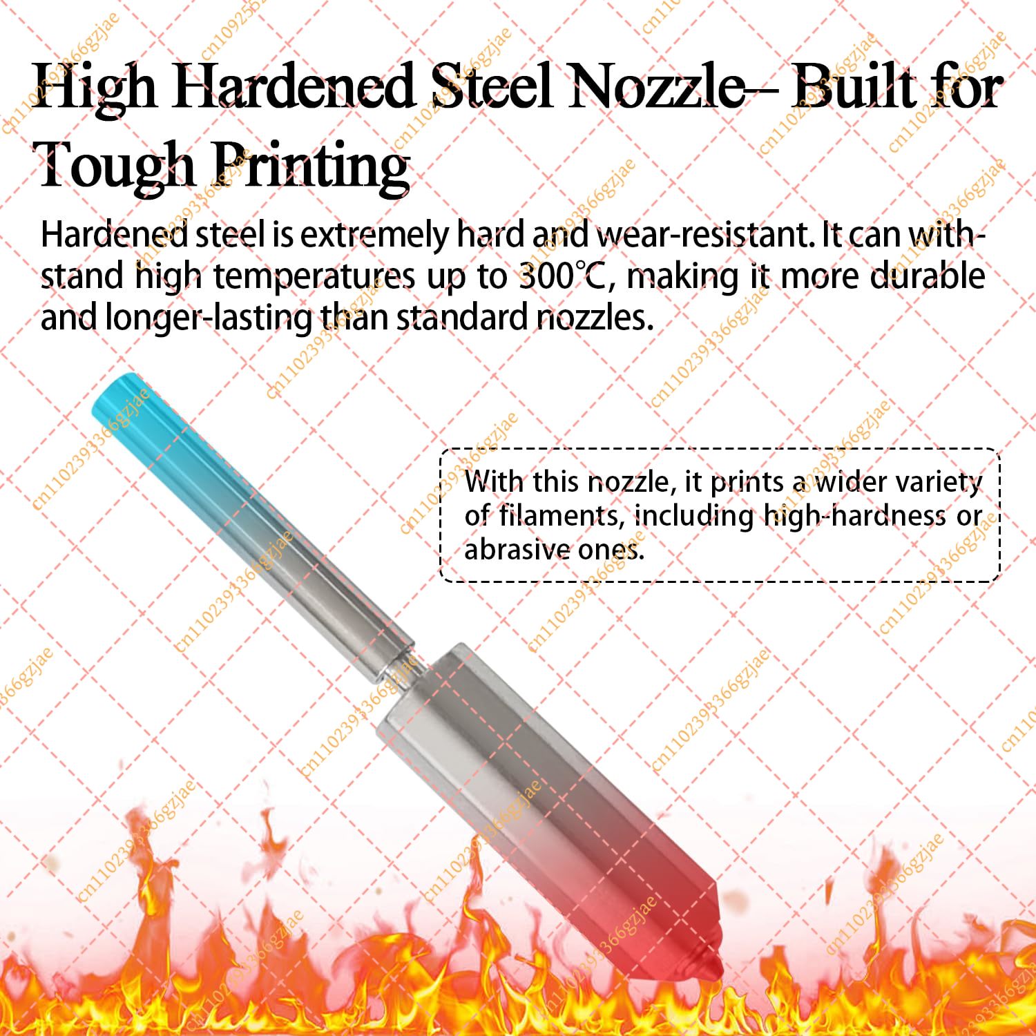0.4mm 0.6mm 0.8mm Hardened Ste - Nozzle 0.4Mm Hardened 评论和价格