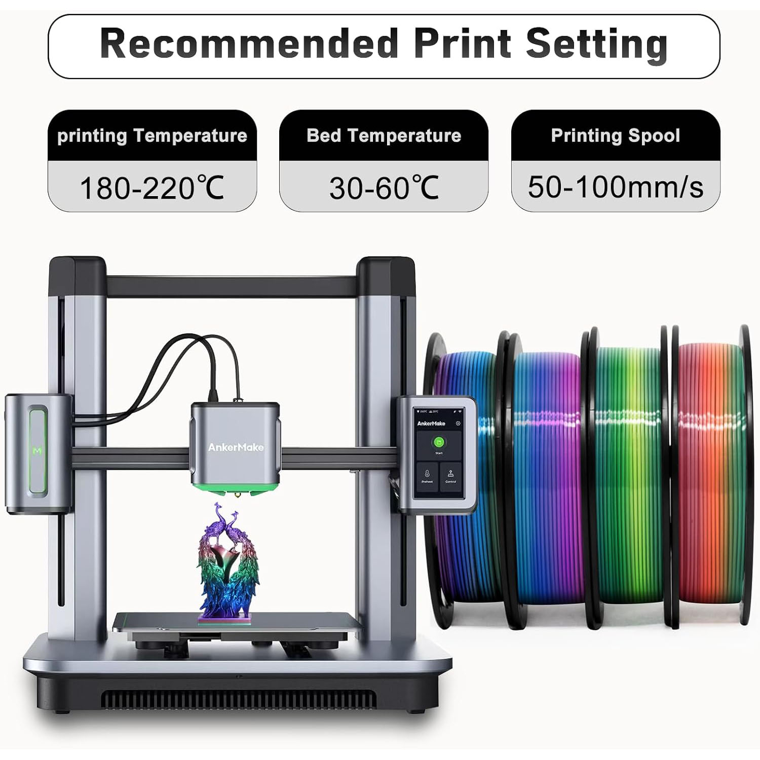 Rainbow Multi-Colored Silk Shi - 3D Printing Fdm 评论和价格