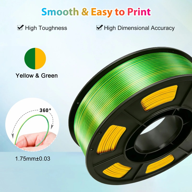 Silk PLA 3D Printer Filament,  - 3D Printing Fdm 评论和价格
