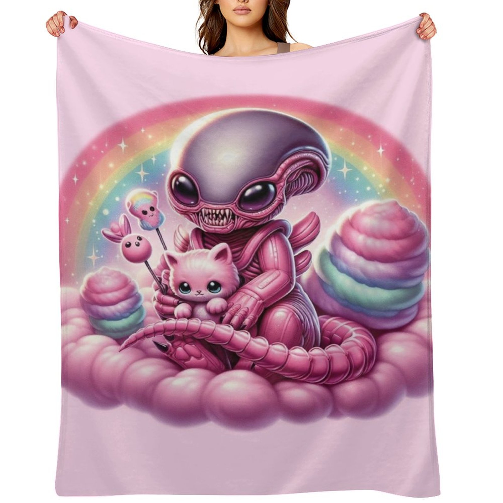 Baby Xenomorph Throw Blanket D - 3D Printing Xenomorph 评论和价格