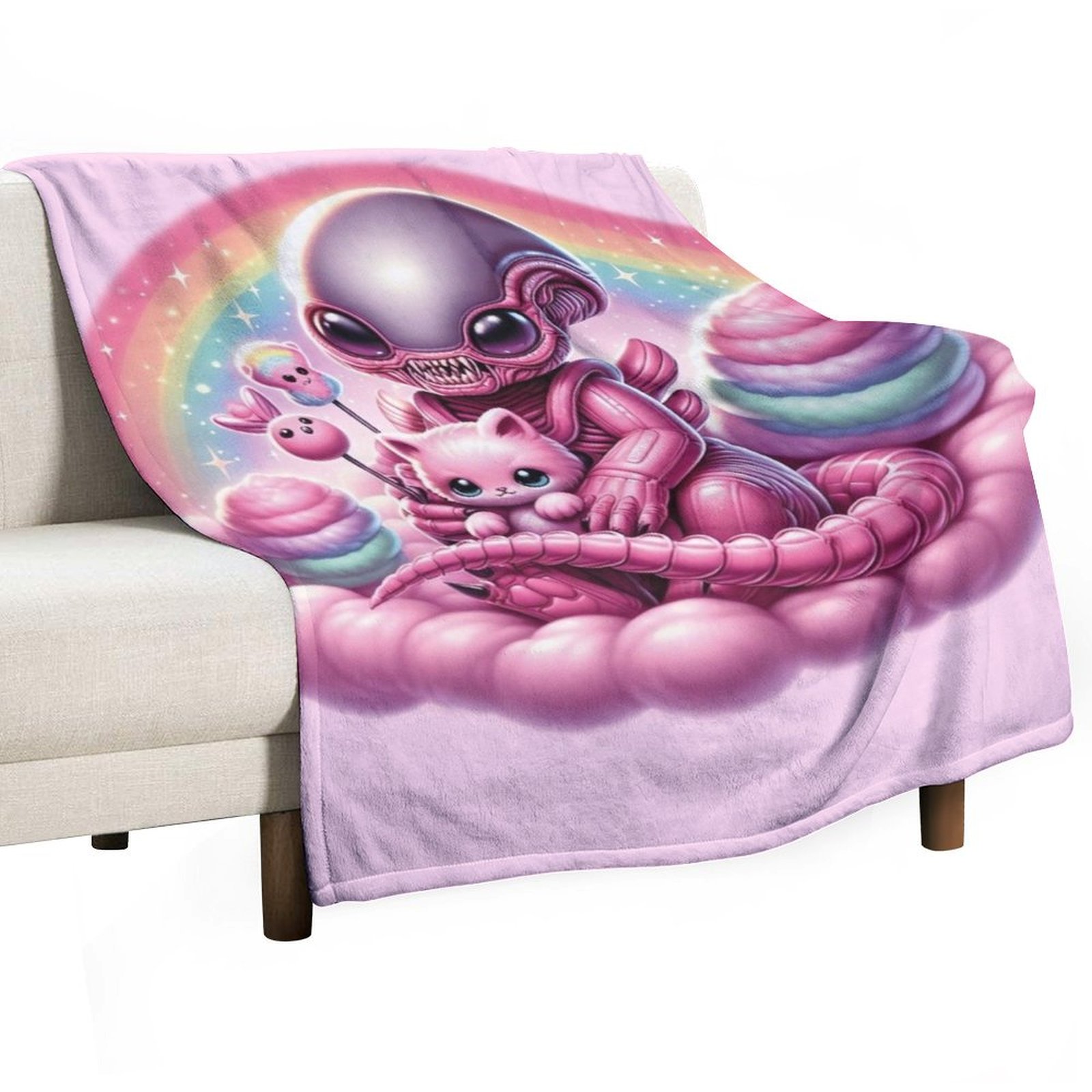 Baby Xenomorph Throw Blanket D - 3D Printing Xenomorph 评论和价格