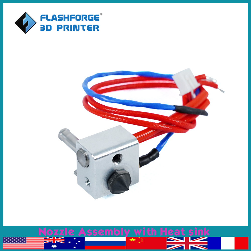 FLASHFORGE Nozzle Assembly wit - Nozzle 0.4Mm Hardened 评论和价格