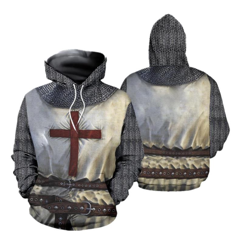 Knights Templar Armor Hoodies  - 3D Printing Knight Armor 评论和价格