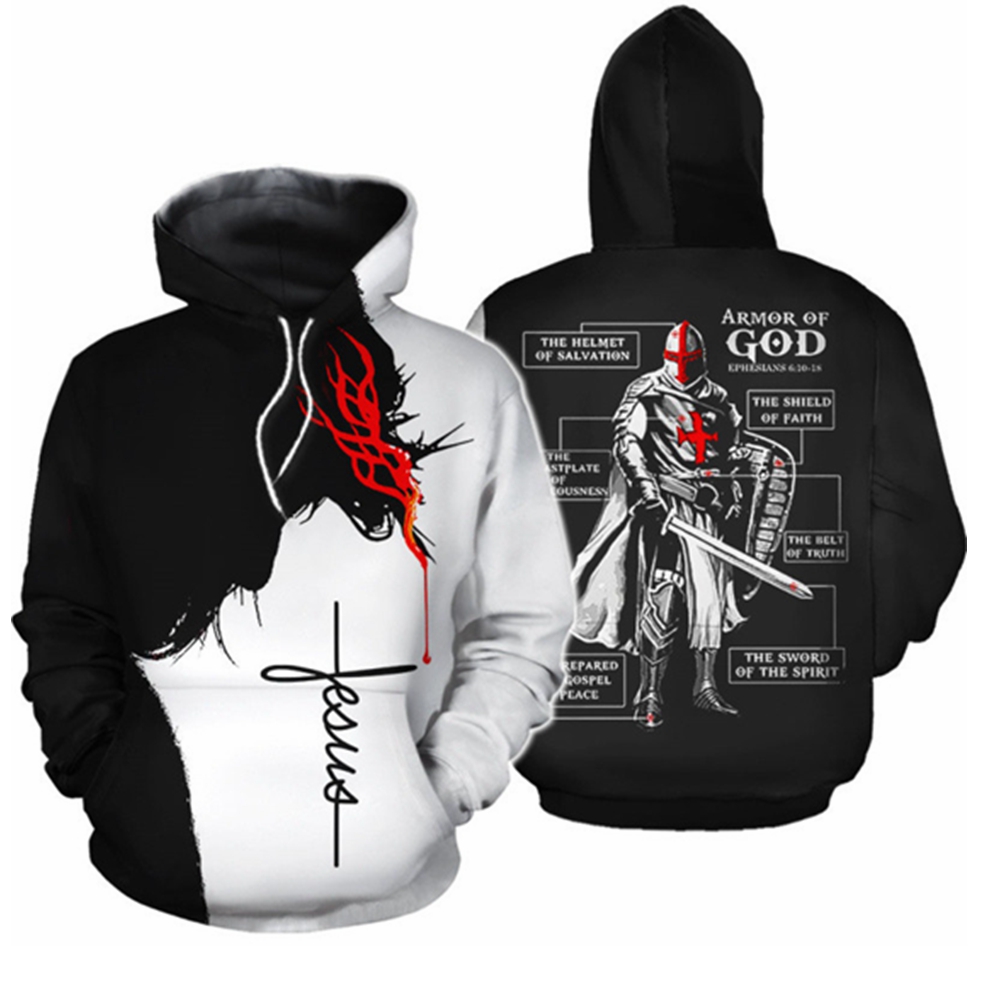 Knights Templar Armor Hoodies  - 3D Printing Knight Armor 评论和价格