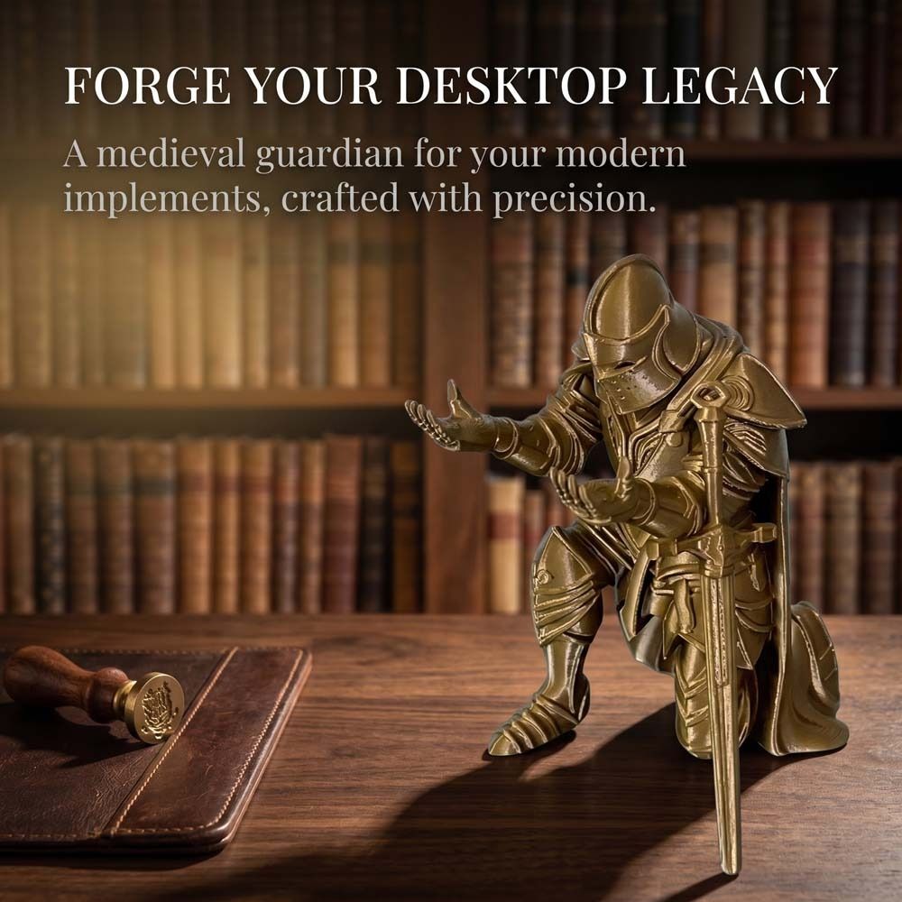 Funny Kneeling Knight Pen Hold - 3D Printing Pen 评论和价格