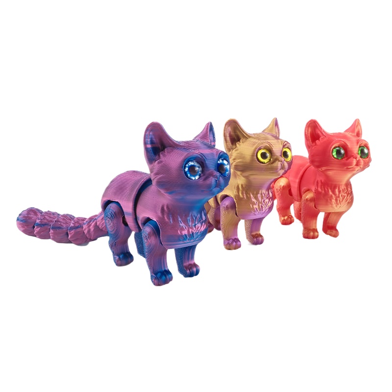 NEW 3D Printed Cat with Multip - 3D Printing App 评论和价格
