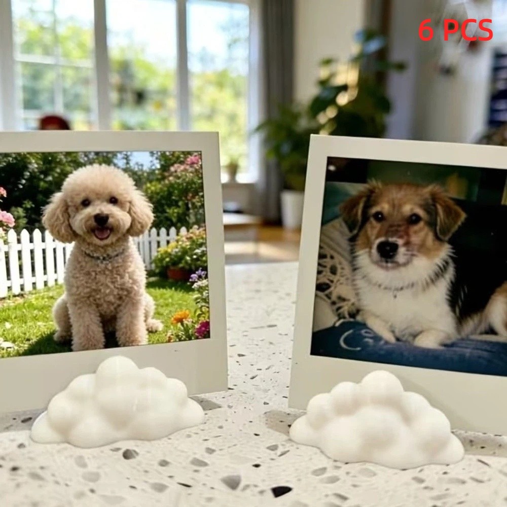 6PCS Cute 3D Printed Cloud-Sha - 3D Printing Foto 评论和价格