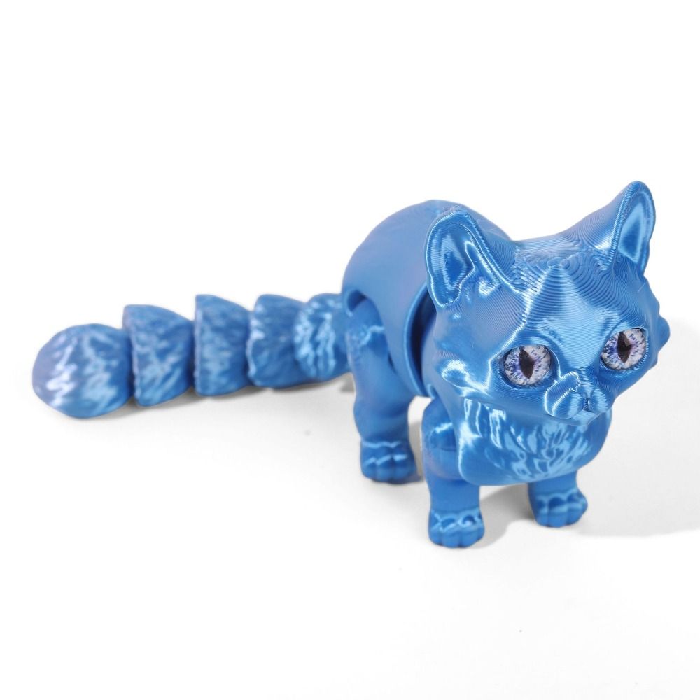 Big Eyes 3D Printed Cat Model  - 3D Printing Material 评论和价格