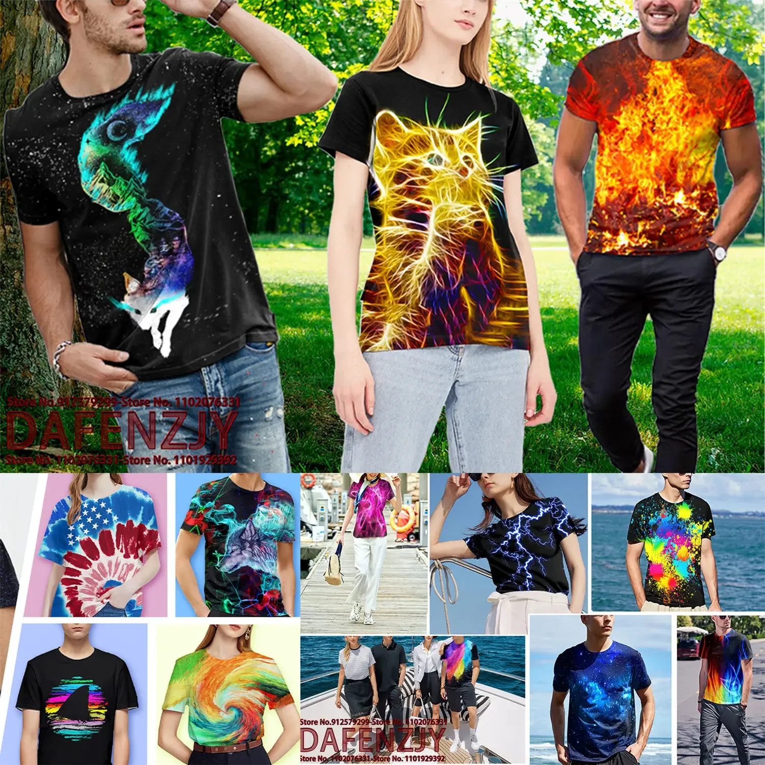Summer Custom Your Photo Men's - 3D Printing Foto 评论和价格